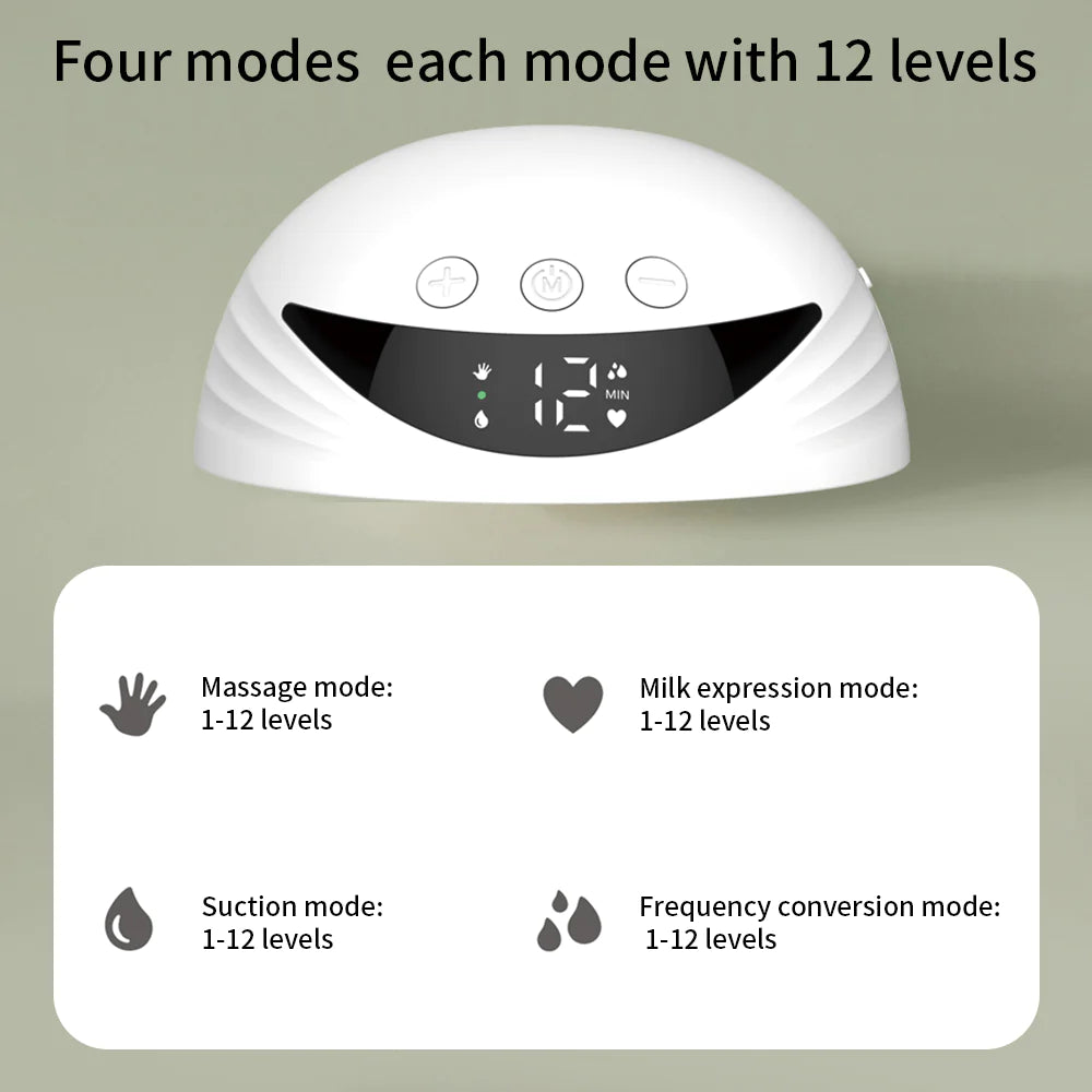 MomiWave™  MY-375 Wearable Electric Breast Pump